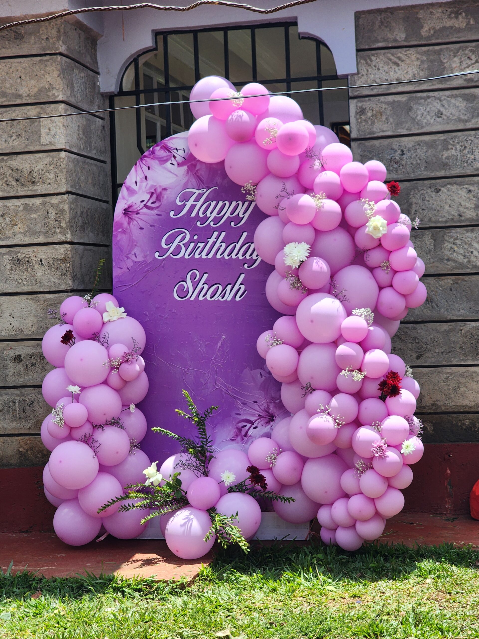 Balloon backdrop